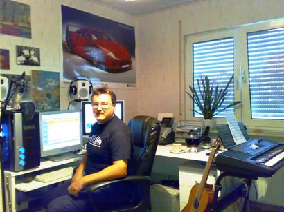 Adam Polanik bei der Arbeit